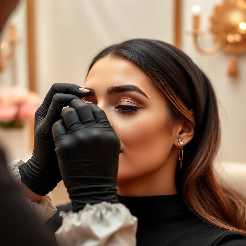 Eyebrow Threading - Professional beauty spa services at Pooja Threading & Wax Beauty Spa